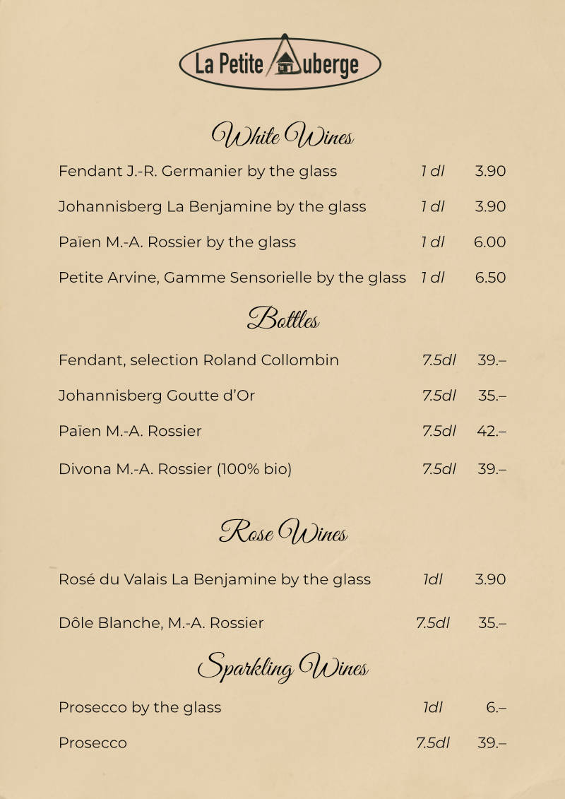 white wines